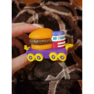 Sonic Wacky Pack Chew Chew Food Train Burger Toy